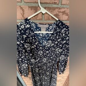 Maxi long sleeve casual dress